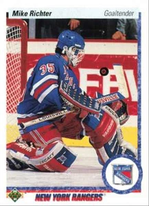 1990-91 Upper Deck Rookie Hockey Card Mike Richte New York Rangers #32 - Picture 1 of 2