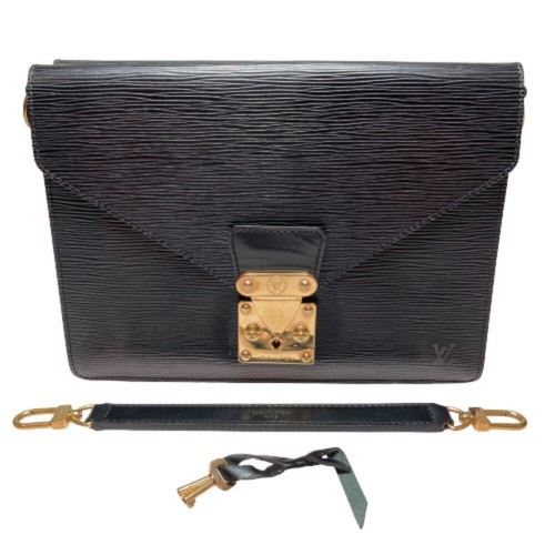 LOUIS VUITTON（LV） Borsa a mano Louis Vuitton Epi Biface Noir nera 3 vie tracolla pochette M52322 Giappone