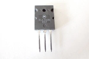 Motorola Original Pair of Transistors MJL21193 plus MJL21194 1 Pair Per Sale - Picture 1 of 6
