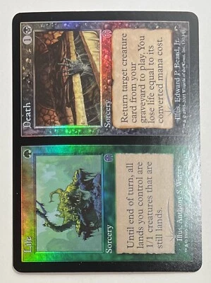 MTG LIFE // DEATH (FOIL) Apocalypse (OldManMTG 003-193) - Image 1 of 2