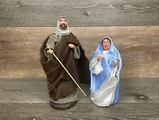 Vintage William & Mary Santons Florence 11" Nativity Figurines Provence France