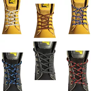 GRAFTERS STYLE STRONG SHOELACES BOOT LACES  FOR MENS & WOMENS WORK BOOTS HIKING - Picture 1 of 26