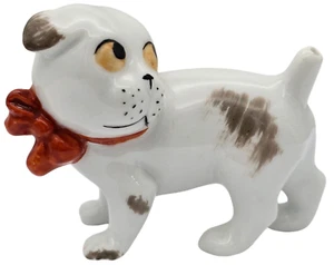 RAR: antike Porzellan Figur en Vase Soliflore Hund Ilse Pfeffer 8cm lang - Picture 1 of 6