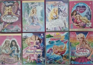 Barbie Dvd Bundle (x8) **see pics/description for specific titles and info - Picture 1 of 2