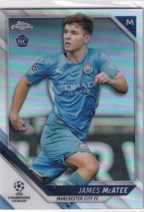 Topps Chrome Champions League 2021/22 No. 53 James McAtee Rookie Refractor - Picture 1 of 2