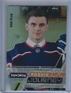 2020-21 Synergy Rookie Journey Draft #RJLF Liam Foudy 974/999 - Picture 1 of 2