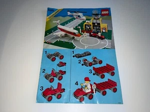 Lego Legoland 6392 Airport INSTRUCTION SHEET 1985 Vintage Original Manual Book - Picture 1 of 2