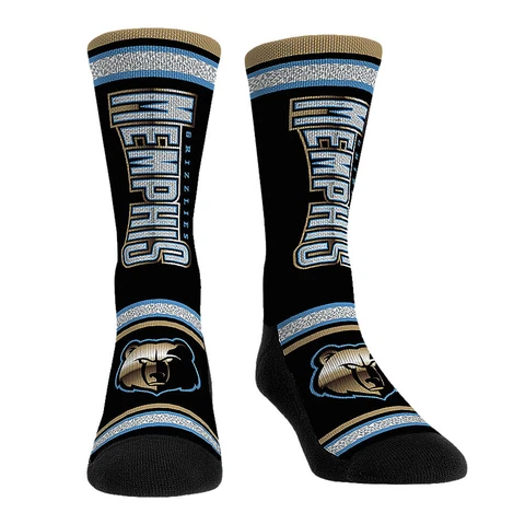 Rock Em Socks Memphis Grizzlies 2022/23 City Edition Crew Socks Cover