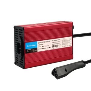 New 48V 6A RXV Golf Cart Battery Charger for Ez-Go EZgo TXT RXV Plug 3 Prong RED - Picture 1 of 6