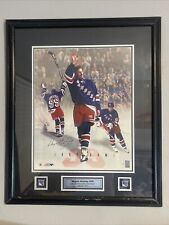 Wayne Gretzky 147/299 Signed/Authenticated NY Rangers Last Game 16x20  Photo