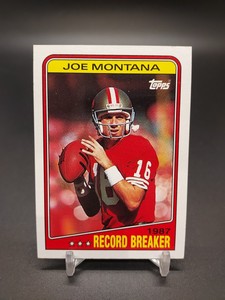 1988 Topps - #4 Joe Montana 1987 Record Breaker