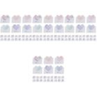  240 Pcs Heart Paper Card Blessing Card Blank Greeting Card Blank Greeting Card
