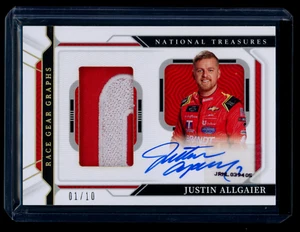 2022 National Treasures Race Gear Graphs /10 Justin Allgaier Auto Relic #RGG-JA - Bild 1 von 2