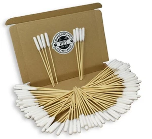 Extra Large Dog Cotton Buds Ear Cleaner Long Bamboo Cleaning Ears Sticks 100 pk - Picture 1 of 9