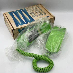 70’s NOS Vintage ITT Trendline Stromberg Carlson Slenderet Telephone Lime Green - Picture 1 of 12