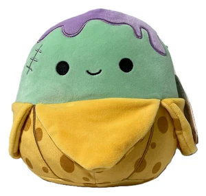 Squishmallows Stanislav Halloween Monster Banana 7.5" Birthdate 02/02/2024 NWT - Picture 1 of 3