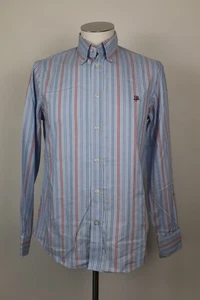 HARMONT & BLAINE CAMICIA UOMO TG. M MAN CASUAL VINTAGE SHIRT COTONE COTTON LOGO - Picture 1 of 10