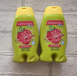 Avon Naturals Kids Swirling Strawberry Body Wash 250ml x2 New Unused - Picture 1 of 5