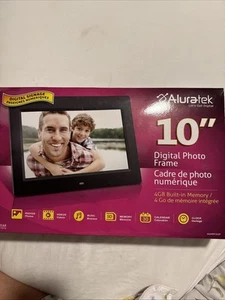 ALURATEK 10" DIGITAL PHOTO FRAME WITH 4GB BUILT-IN MEMORY - ADMPF310F - Picture 1 of 4