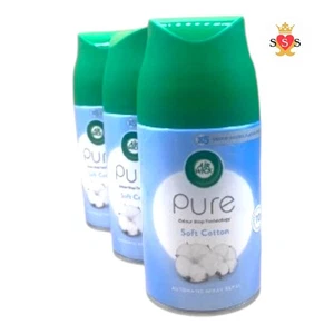 3 x AIRWICK FRESHMATIC LUFTERFRISCHER NACHFÜLLPACK WEICHE BAUMWOLLE 250ml - Bild 1 von 1
