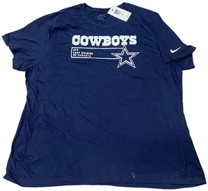 Nike TEE 3XL Dallas Cowboys Division Essential Navy Blue T-Shirt Men's - Picture 1 of 10