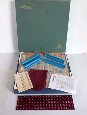 1977  Deluxe Turntable Scrabble Board Game 100% Complete Selchow & Righter - Image 1 of 4