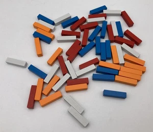 CATAN Board Game Replacement Parts/Pieces SPARE ROADS Complete Set All Colors - Picture 1 of 2