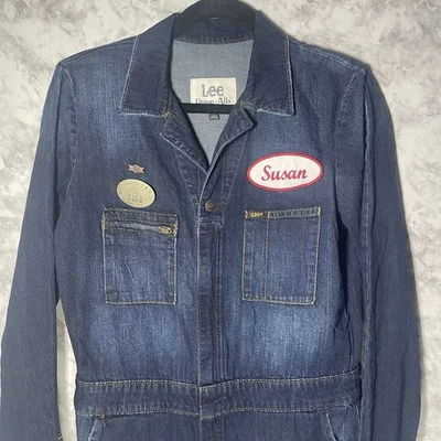 Lee Denim Lee Union-Alls Mujer Talla Pequeña Retro Una Pieza Mono Mecánico Foto 1 de 4
