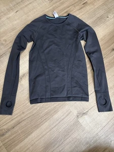 Ivivva by Lululemon Swiftly Fly Tech Seamless Long Sleeve Shirt Girls Size 10 - Picture 1 of 9