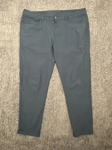 Lululemon ABC Casual WorkPant Classic Fit Mens Medium Mach Blue - Picture 1 of 6