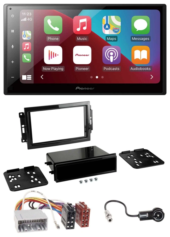 Pioneer USB MP3 DAB 2DIN Bluetooth Autoradio für Chrysler PT Cruiser 300C Dodge - Bild 1 von 4