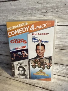 New Let's Be Cops/Me Myself & Irene/The Sitter/Super Troopers (DVD, 2016) SEALED - Picture 1 of 4