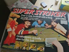 Vintage board game Super Striker football game Parker Brothers 1970s Revised.