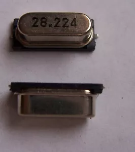 GOLLEDGE CRYSTALS 28,224 MHz SMD (10 Stück) - Bild 1 von 1