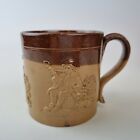 Antique Doulton Lambeth Stoneware Small Size Cup Mug Tankard 8Cm High
