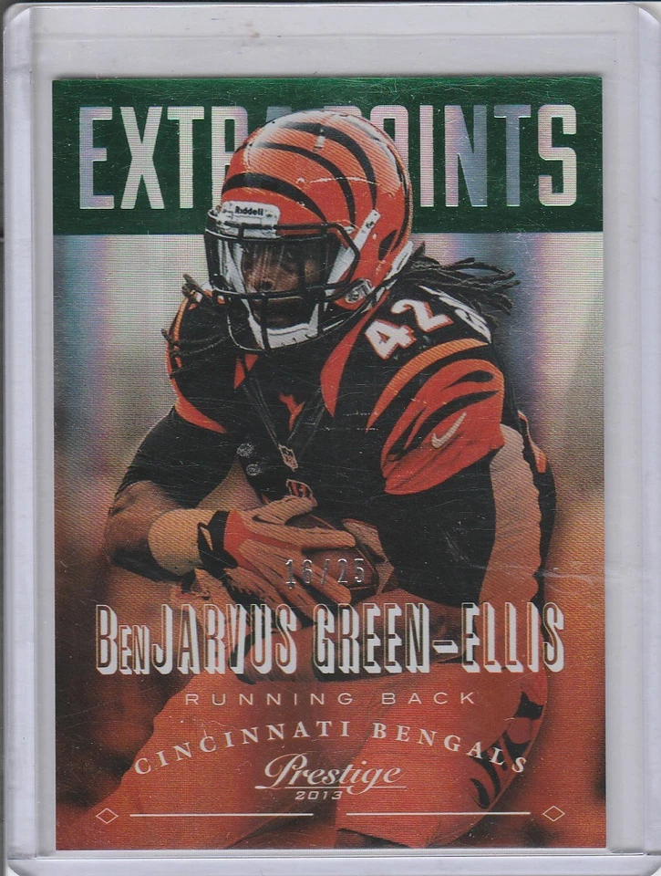 BenJarvis Green Ellis Bengals 2013 Prestige Extra Points SP 16/25 - Image 1 of 1