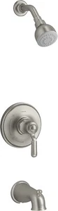 Kohler Sterling Ludington Badewanne und Dusche Verkleidung Paket 1,75 GPM gebürstetes Nickel - Bild 1 von 2