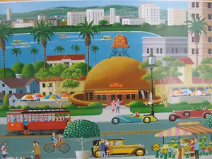 Mega Puzzle 1000 Pz 2008 Marrone Derby Nascosto Gatto Nero Collezione Hometown - Foto 1 di 7