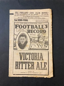 Football Record 1942 ,2nd Semi Final,Essendon vs Richmond - Picture 1 of 3
