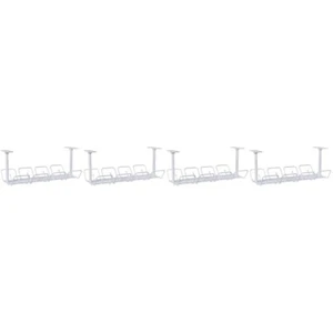 4 Sets Wire Storage Rack Office Organizer for Desk Baskets Organizing - Afbeelding 1 van 12
