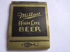 1940's Gil's Tap Gil Neumann MILLER High Life Beer Milwaukee WI EMPTY Matchbook