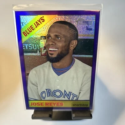 2015 Topps Heritage Jose Reyes Purple Refractor #THC-464 - Image 1 of 2