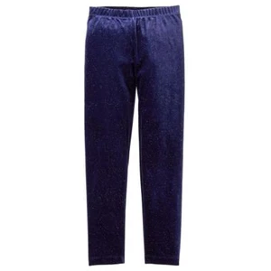 NWT Gymboree Girl Leggings Sparkle Velour Winter Star Navy Blue many sizes - Picture 1 of 1