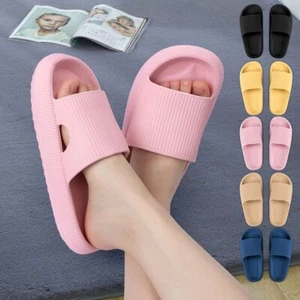 Men Women Anti-Slip Sandals Soft Slippers Height Boosting Home Outdoor Shoes - Picture 1 of 17