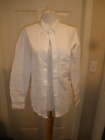 New Ladies J.Crew Button Up Shirt Xs White Slim Tucked Flex Oxford (55)