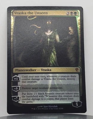 Foil - Vraska the Unseen - Jace vs. Vraska - DDM - 42 - MTG - Image 1 of 2