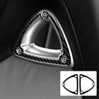 For Mazda RX-8 2004-2011 Black Seat Head Rest Accent Cover Sticker Carbon Fiber