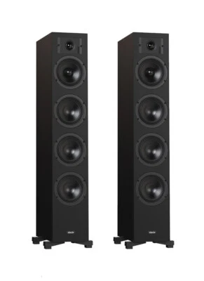 INDIANA LINE DIVA 6 BLACK DIFFUSORI DA PAVIMENTO 3 VIE BASS REFLEX INF. NERO - Immagine 1 di 4