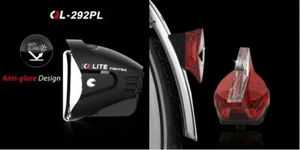 Q-Lite Dynamo Hub / E-BIKE F & R Light Set QL-292PL(300 Lumens)+QL-307 Steady - Picture 1 of 7