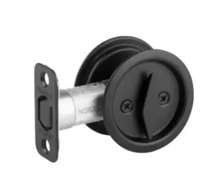 KWIKSET CERRADURA PUERTA PRIVACIDAD REDONDA PRIVACIDAD (MODELO 93350-054) NEGRO MATE - NUEVO - Imagen 1 de 4